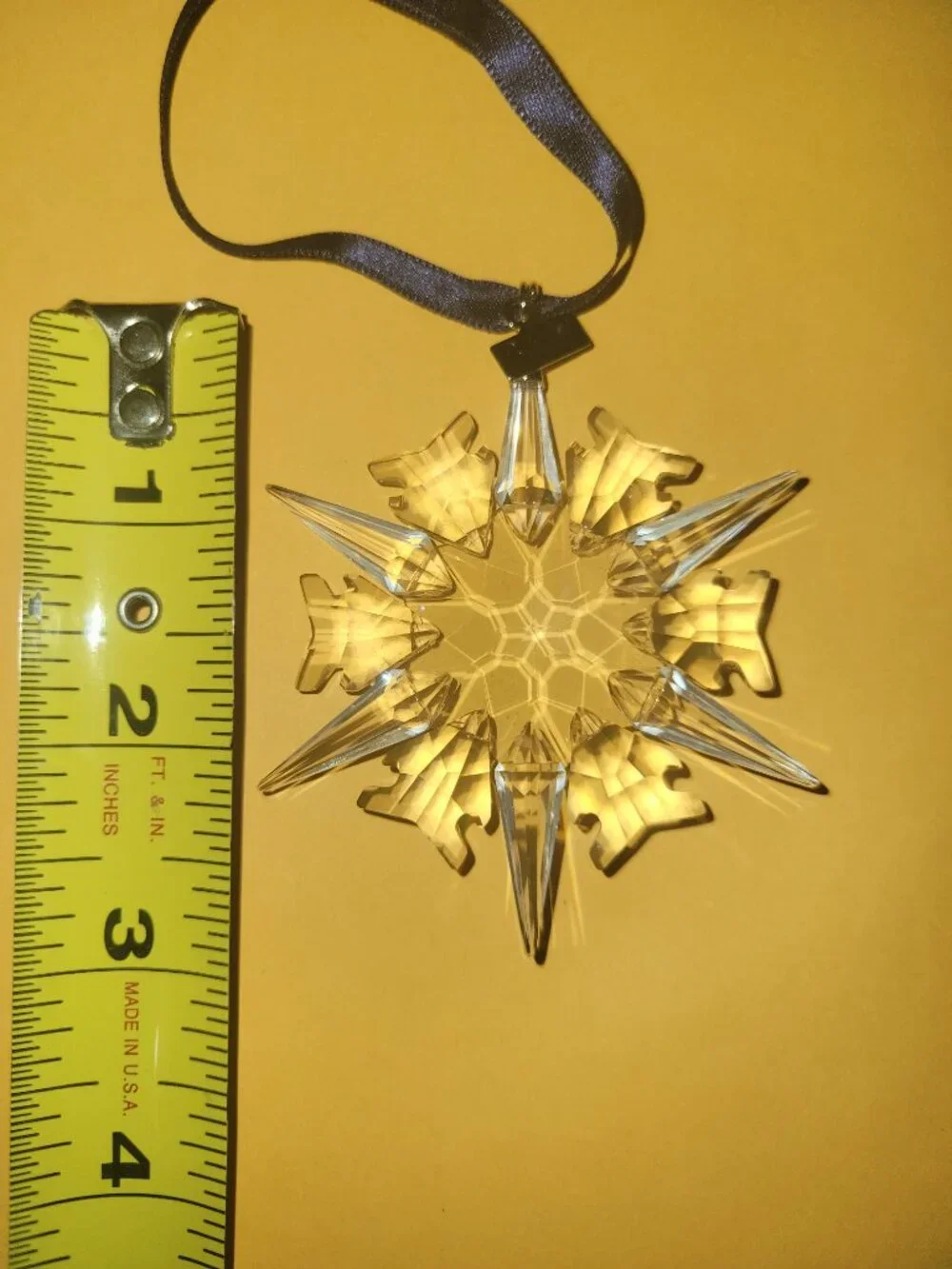 Swarovski 2002 Annual Snowflake Ornament ☆ | 3 In ☆ | NWT + COA